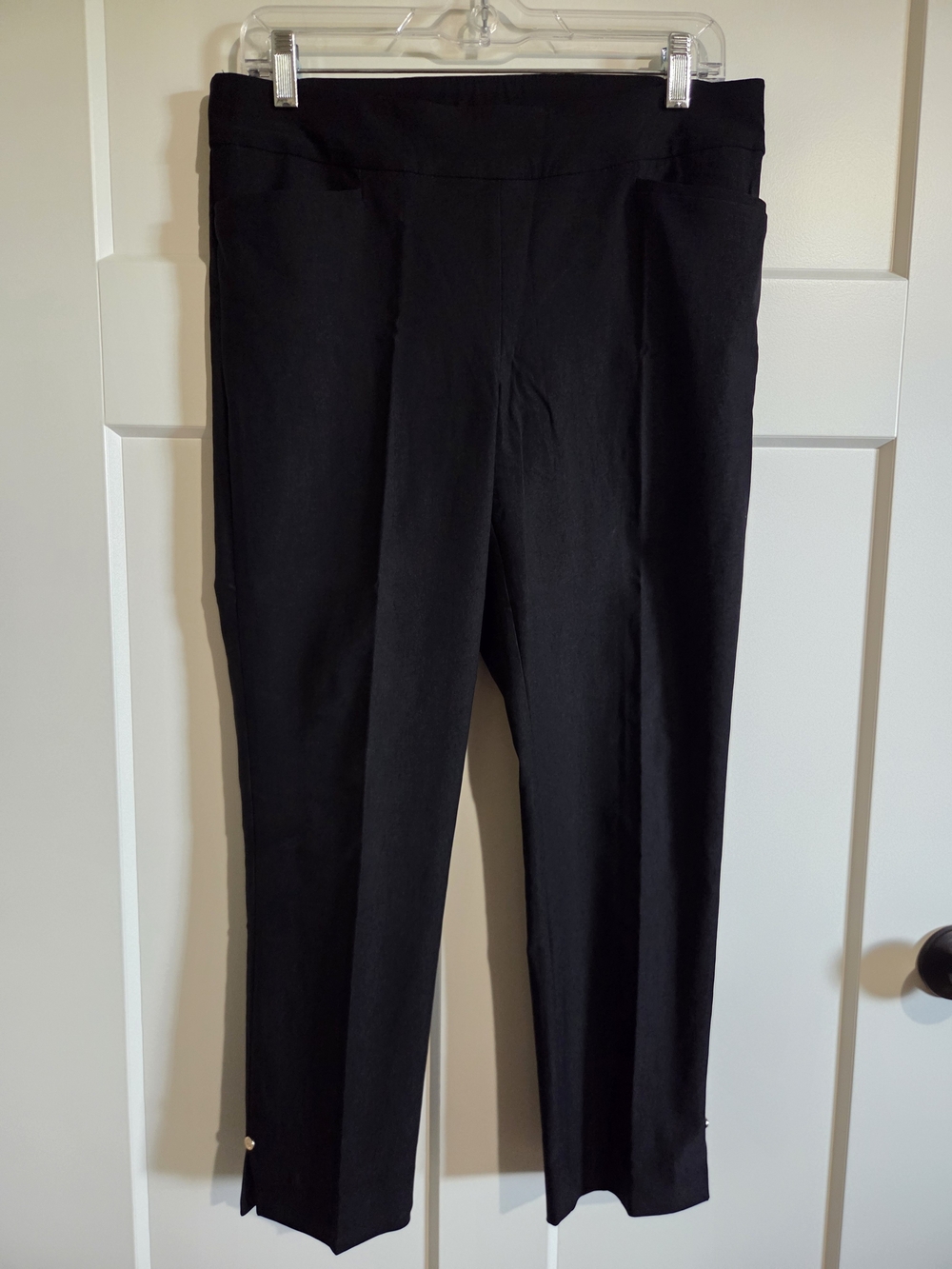 Chico's Black Straight Leg Ponte Pants